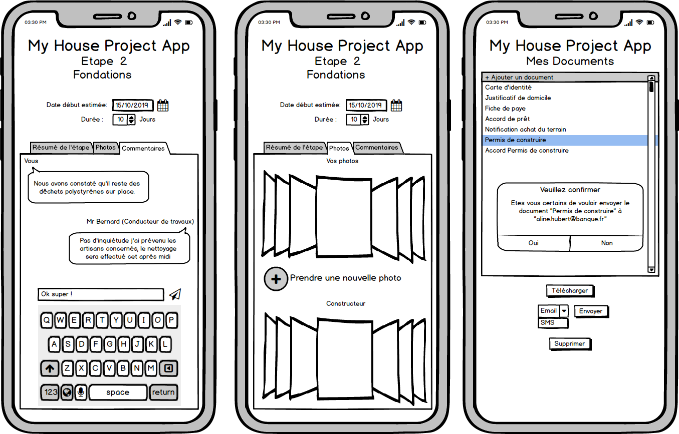 Application constructeur de maison