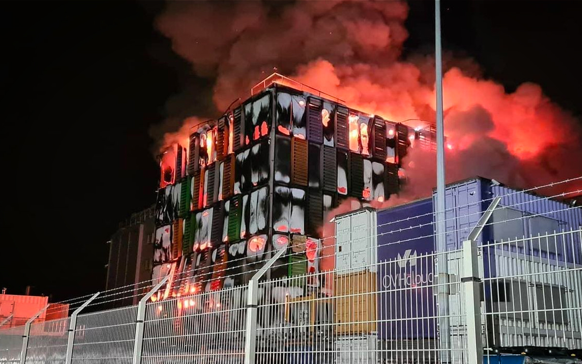 Incendie OVH